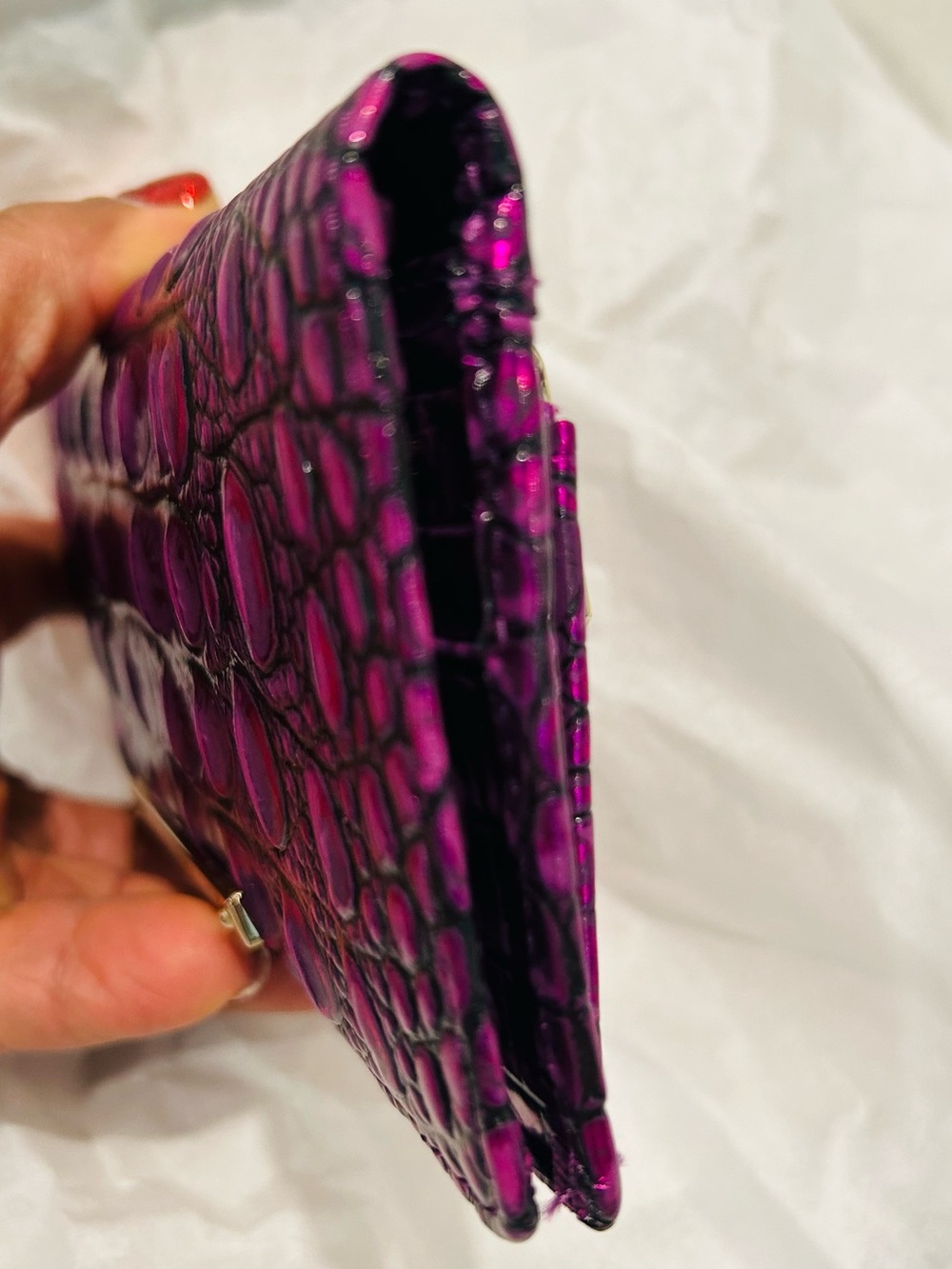 Brahmin Purple Potion Ady Wallet - Picture 7 of 8